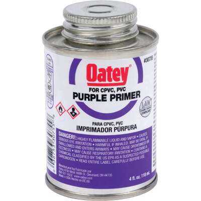 Oatey 4 Oz. Purple Pipe and Fitting Primer for PVC/CPVC