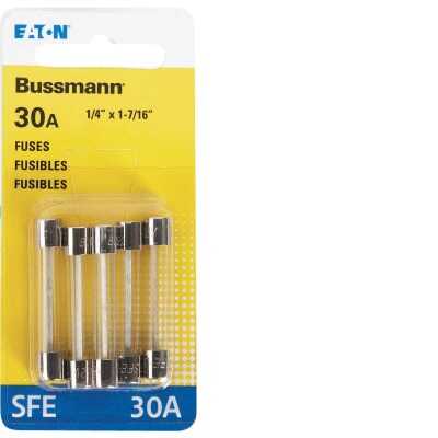Bussmann 30-Amp 32-Volt SFE Glass Tube Automotive Fuse (5-Pack)