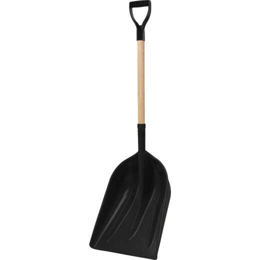 Garant 14.25 In. Poly Snow Scoop with 27.5 In. Wood Handle